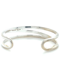 Load image into Gallery viewer, Tiffany &amp; Co. Sterling Silver Zig Zag Open Weave Cuff Bracelet 26.83g
