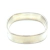 Tiffany & Co. Sterling Silver 1837 Collection Square Cushion Bangle 55.17g