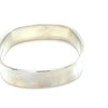 Tiffany & Co. Sterling Silver 1837 Collection Square Cushion Bangle 55.17g