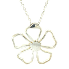 Load image into Gallery viewer, Tiffany &amp; Co. Sterling Silver Daisy Flower Pendant Necklace 24.59g