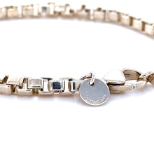 Load image into Gallery viewer, Tiffany &amp; Co. Sterling Silver Venetian Square Link Chain Bracelet 14g