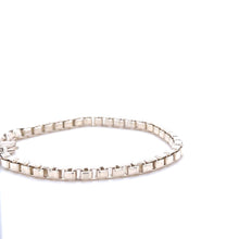 Load image into Gallery viewer, Tiffany &amp; Co. Sterling Silver Venetian Square Link Chain Bracelet 14g