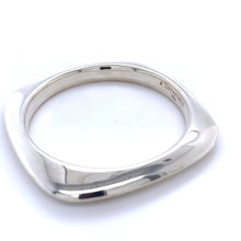 Load image into Gallery viewer, Tiffany &amp; Co. Sterling Silver Vintage Square Bangle Bracelet 56.84g