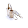 Tiffany & Co. Sterling Silver 1837 Padlock Key Chain 52.5g