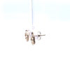 Tiffany & Co. Sterling Silver Elsa Peretti Apple Stud Earrings 1.65g