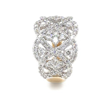 Load image into Gallery viewer, 14ct Yellow &amp; White Gold Diamond Ring 1.30ct 6.5g