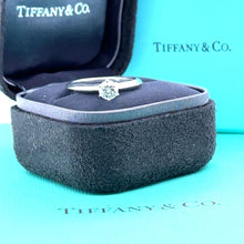 Load image into Gallery viewer, Tiffany &amp; Co Diamond Engagement Ring 0.52ct