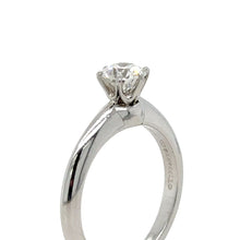 Load image into Gallery viewer, Tiffany &amp; Co Engagement Ring 0.59ct