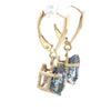 14ct Yellow Gold Mystic Topaz Drop Earrings 4.45ct 4.02g