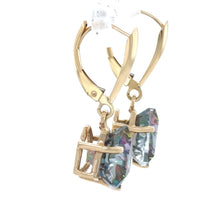 Load image into Gallery viewer, 14ct Yellow Gold Mystic Topaz Drop Earrings 4.45ct 4.02g
