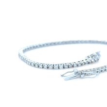 Load image into Gallery viewer, 14ct White Gold Diamond Tennis Bracelet 2.00ct 6.5g