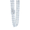 18ct White Gold Three-Row Diamond Bracelet 3.40ct 21.85g