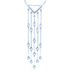 18ct White Gold Five-Line Diamond Pendant 0.64ct 7.77g