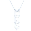 18ct White Gold Five-Line Diamond Pendant 0.64ct 7.77g