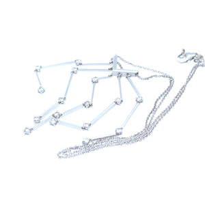 18ct White Gold Five-Line Diamond Pendant 0.64ct 7.77g