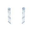 18ct White Gold Diamond Chandelier Drop Earrings 0.72ct 7.24g