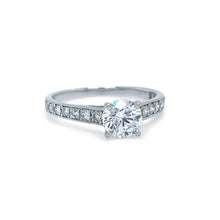 Load image into Gallery viewer, GIA 18ct White Gold Diamond Engagement Ring 1.47ct 2.31g