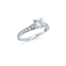 Load image into Gallery viewer, GIA 18ct White Gold Diamond Engagement Ring 1.47ct 2.31g