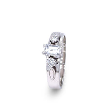 Load image into Gallery viewer, 18ct White Gold Traditional 3 Stone Diamond Ring 0.73ct