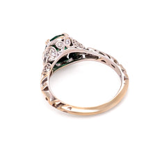 Load image into Gallery viewer, James Allen 18ct White Gold Emerald &amp; Diamond Ring 1.47ct 4.19g