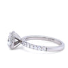 GIA 18ct White Gold Cushion Cut Diamond Engagement Ring 1.52ct