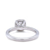 GIA 18ct White Gold Cushion Cut Diamond Engagement Ring 1.52ct