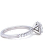 GIA 18ct White Gold Cushion Cut Diamond Engagement Ring 1.52ct