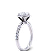 GIA 18ct White Gold Cushion Cut Diamond Engagement Ring 1.52ct