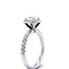 Load image into Gallery viewer, GIA 18ct White Gold Cushion Cut Diamond Engagement Ring 1.52ct