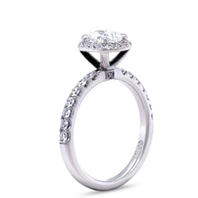 Load image into Gallery viewer, GIA 18ct White Gold Cushion Cut Diamond Engagement Ring 1.52ct