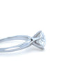 GIA 18ct White Gold Round Brilliant Cut Diamond Engagement Ring 1.50ct