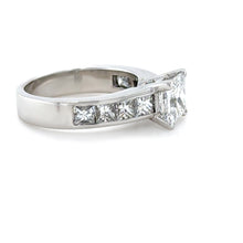 Load image into Gallery viewer, GIA 18ct White Gold Diamond Engagement Ring 2.83ct 7.72g