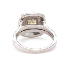 Load image into Gallery viewer, 18ct White Gold Cushion Cut Diamond Halo Ring 1.00ct 6.5g