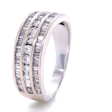 Load image into Gallery viewer, 18ct White Gold Diamond Dress Ring 1.02ct 6.39g
