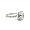 GIA 18ct White Gold Emerald Cut Diamond Engagement Ring 1.59ct