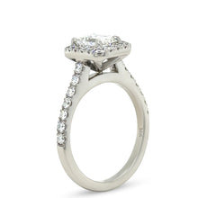 Load image into Gallery viewer, GIA 18ct White Gold Emerald Cut Diamond Engagement Ring 1.59ct