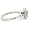 GIA 18ct White Gold Emerald Cut Diamond Engagement Ring 1.59ct