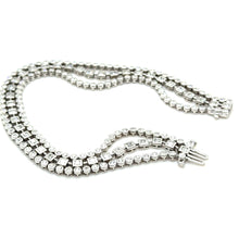 Load image into Gallery viewer, 18ct White Gold Diamond Tennis Bracelet 5.52ct 29.0g