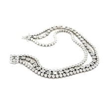 Load image into Gallery viewer, 18ct White Gold Diamond Tennis Bracelet 5.52ct 29.0g