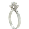 18ct White Gold Palladium & Platinum Diamond Ring 0.87ct 5.5g
