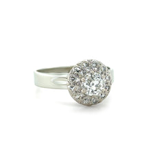 Load image into Gallery viewer, 18ct White Gold Palladium &amp; Platinum Diamond Ring 0.87ct 5.5g