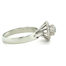 Load image into Gallery viewer, 18ct White Gold Palladium &amp; Platinum Diamond Ring 0.87ct 5.5g