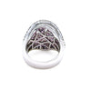 18ct White Gold Pink Sapphire and Diamond Dress Ring 3.74ct 17.85g