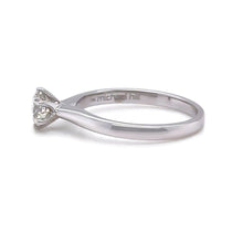 Load image into Gallery viewer, 18ct White Gold Round Brilliant Cut Diamond Ring 0.51ct 2.81g