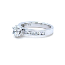 Load image into Gallery viewer, 18ct White Gold Round Brilliant Cut Diamond Ring 0.95ct 5.75g
