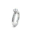 18ct White Gold Round Brilliant Cut Diamond Ring 0.95ct 5.75g
