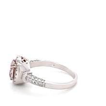 Load image into Gallery viewer, 18ct White and Rose Gold Pink Diamond Ring 1.36ct 6.1g