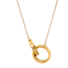 Load image into Gallery viewer, Tiffany &amp; Co. 18ct Yellow Gold Interlocking Circles Pendant Necklace 7.06g