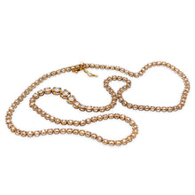 Load image into Gallery viewer, 18ct Yellow Gold Diamond Tennis Necklace 3.00ct 8.3g