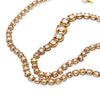 18ct Yellow Gold Diamond Tennis Necklace 3.00ct 8.3g